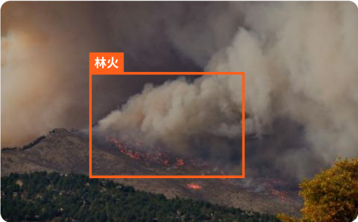 AI烟火监测森林防火烟火二次识别监测报警过滤